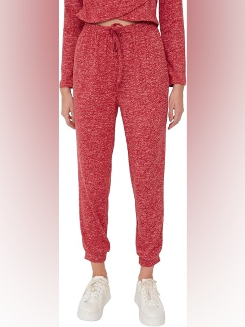 Women's Red Heather Lounge Pants